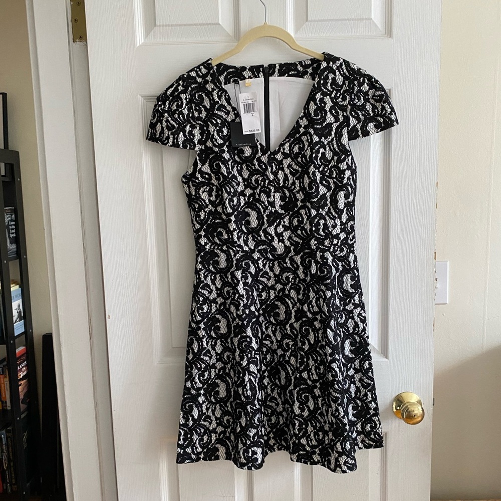 NWT Anthropologie • 4 collective • Bonded Lace Cap Sleeve Dress